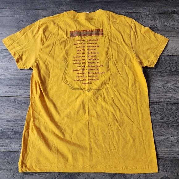 BRUCE SPRINGSTEEN AMERICAN LAND BAND / CONCERT / MUSIC SHIRT GIRLS L - Picture 2 of 7